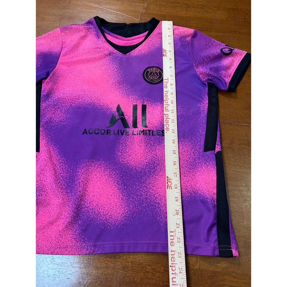 Paris Saint-Germain Limitless Soccer Jersey Youth S Pink Purple Messi 30 PSG - Picture 4 of 10